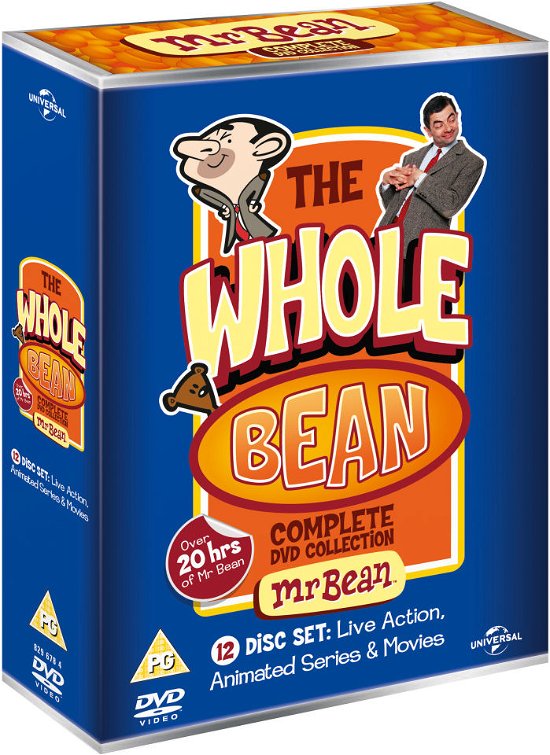 Mr. Bean  Whole Bean Ultimate Collection 12 Disc - Mr. Bean - Filmes - UNIVERSAL PICTURES - 5050582967845 - 23 de maio de 2016