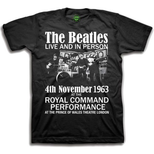 The Beatles Kids Tee: Live & in Person - The Beatles - Produtos - Apple Corps - Apparel - 5055295354845 - 