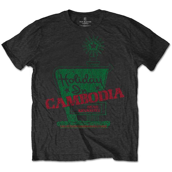 Cover for Dead Kennedys · Dead Kennedys Unisex T-Shirt: Holiday in Cambodia (T-shirt) [size S] [Grey - Unisex edition]