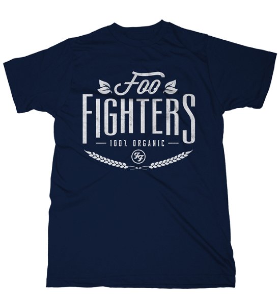 Foo Fighters Unisex T-Shirt: 100% Organic - Foo Fighters - Marchandise - PHM - 5056012004845 - 26 septembre 2016