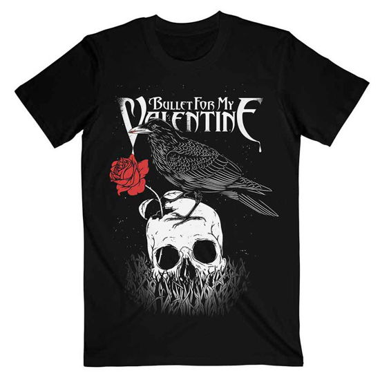 Bullet For My Valentine Unisex T-Shirt: Raven - Bullet For My Valentine - Merchandise - MERCHANDISE - 5056170638845 - 9. januar 2020