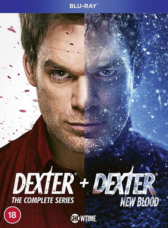 Cover for Dexter Complete  New Blood BD · Dexter: The Complete Series + Dexter: New Blood (Blu-ray) (2022)