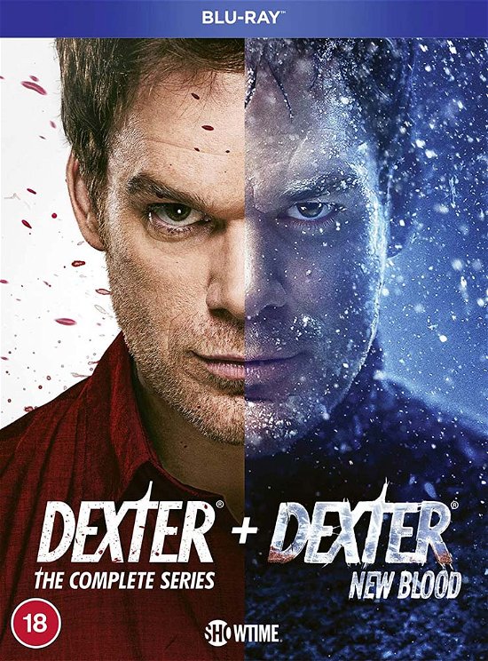 Cover for Dexter Complete  New Blood BD · Dexter - The Complete Series + Dexter - New Blood (Blu-ray) (2022)