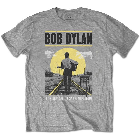 Bob Dylan Unisex T-Shirt: Slow Train - Bob Dylan - Marchandise -  - 5056737219845 - 