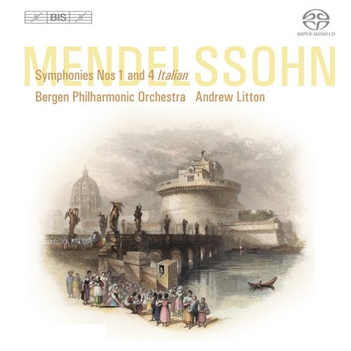 Cover for Litton / Bergen PhO · Symphonien Nr. 1 &amp; 4 (SACD) (2009)