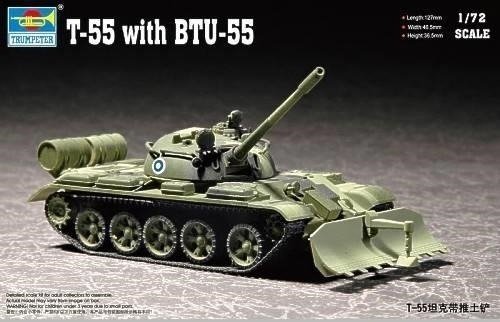 T-55 With Btu-55 (1:72) - T - Andet - Trumpeter - 9580208072845 - 