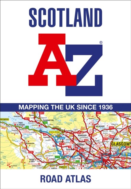 A-Z Maps · Scotland A-Z Road Atlas (Paperback Book) [4 Revised edition] (2024)