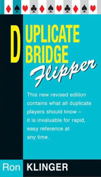 Cover for Ron Klinger · Duplicate Bridge Flipper - Master Bridge (Paperback Book) (2003)