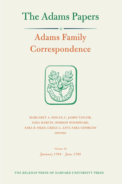 Cover for Adams Family · Adams Family Correspondence - Adams Papers (Hardcover Book) (2011)