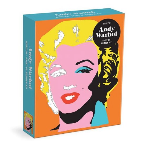Andy Warhol Marilyn Paint By Number Kit - Galison - Livres - Galison - 9780735370845 - 9 décembre 2021
