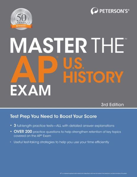 Cover for Peterson's · Master the AP U.S. History Exam (Paperback Book) (2017)