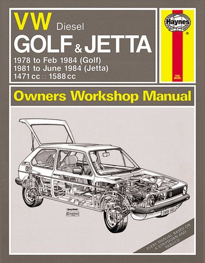 Cover for Haynes Publishing · VW Golf &amp; Jetta Mk 1 Diesel (78 - 84) Haynes Repair Manual: 1978-84 (Paperback Bog) [2 Revised edition] (2012)