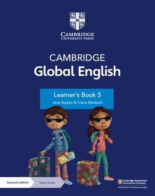 Cover for Jane Boylan · Cambridge Global English Learner's Book 5 with Digital Access (1 Year): for Cambridge Primary English as a Second Language - Cambridge Primary Global English (Book) [2 Revised edition] (2021)