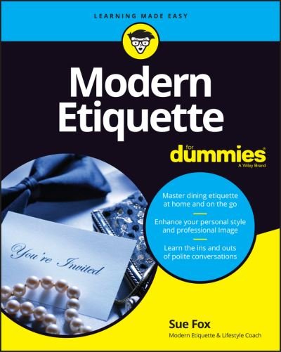 Cover for Sue Fox · Modern Etiquette For Dummies (Paperback Book) (2022)
