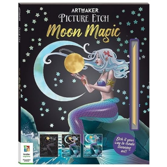 Cover for Hinkler Pty Ltd · Picture Etch Moon Magic - Mythical Creatures (Paperback Book) (2023)