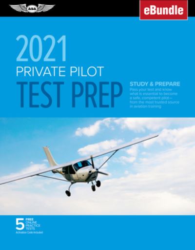 Cover for Asa Test Prep Board · Private Pilot Test Prep 2021 (Paperback Book) (2020)