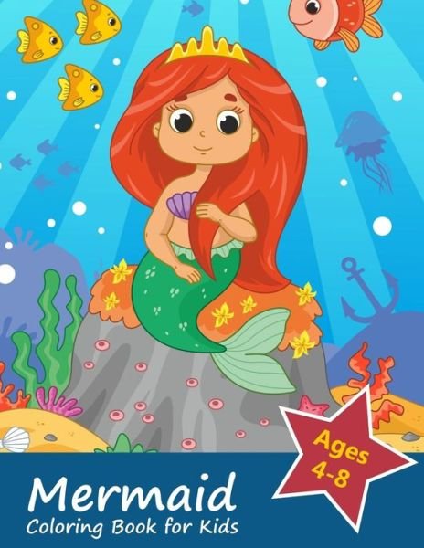 Cover for Mus Well-Being Institute · Mermaid Coloring Book for Kids Ages 4-8 (Pocketbok) (2019)
