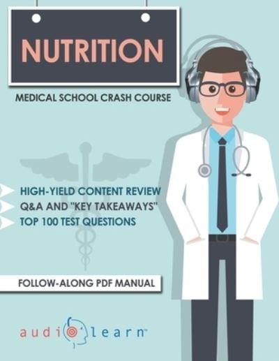 Cover for Audiolearn Medical Content Team · Nutrition - Medical School Crash Course (Paperback Book) (2019)