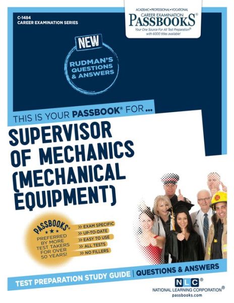 Cover for National Learning Corporation · Supervisor of Mechanics (Mechanical Equipment), 1484 (Paperback Book) (2018)