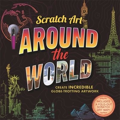 Cover for Igloo Books · Scratch Art: Around The World - Stress Relieving Activities for Adults (Taschenbuch) (2021)