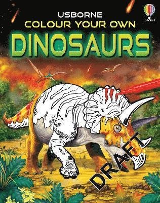 Colour Your Own Dinosaurs - Colouring Books - Sam Smith - Libros - Usborne Publishing Ltd - 9781801315845 - 28 de abril de 2022