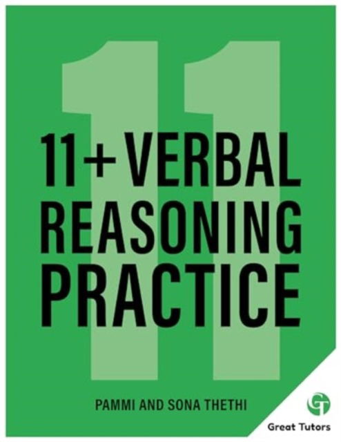 Cover for Pammi Thethi · 11+ Verbal Reasoning Practice: Great Tutors (Paperback Book) (2024)