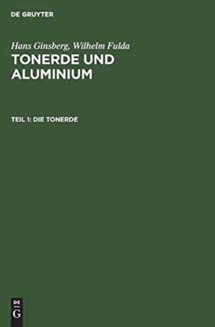 Cover for Wilhelm Fulda · Tonerde und Aluminium (Book) (1951)