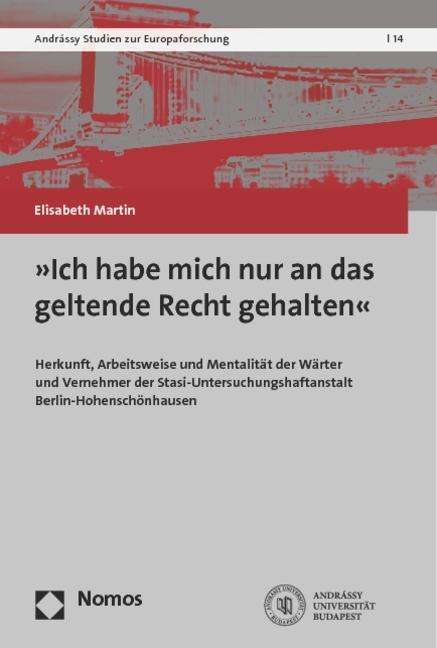 Cover for Martin · &quot;Ich habe mich nur an das gelten (Bog) (2014)