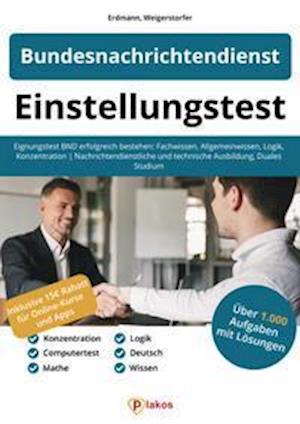 Cover for Plakos GmbH · Einstellungstest Bundesnachrichtendienst (Paperback Book) (2021)