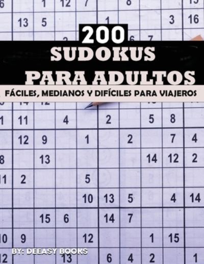 Cover for Deeasy Books · Puzzles de Sudoku para adultos (Paperback Book) (2021)