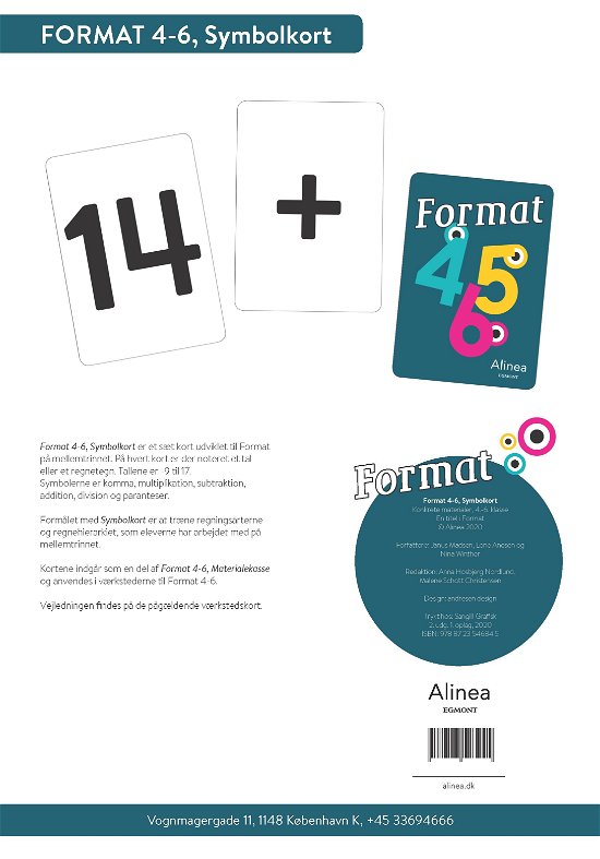 Format: Format 4-6, Symbolkort - Janus Madsen; Lone Anesen; Nina Winther Arnt - Bøker - Alinea - 9788723546845 - 1. juni 2020