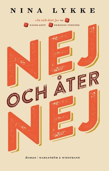 Cover for Nina Lykke · Nej och åter nej (Innbunden bok) (2018)