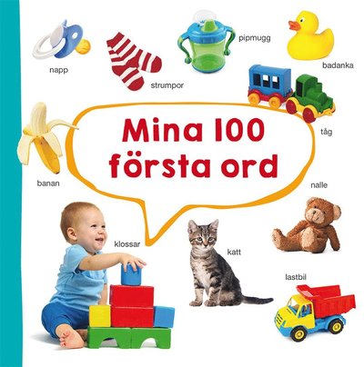 Cover for Marie Helleday Ekwurtzel · Mina 100 första ord (Tavlebog) (2020)