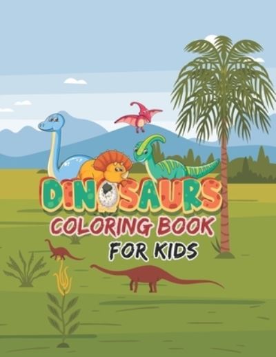 Cover for Ash Publication · Dinosaur Coloring Book (Paperback Book) (2021)