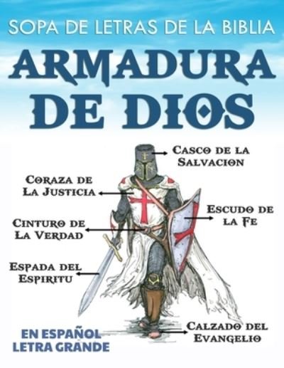 Cover for Meditate On God's Word · Sopa de Letras de la Biblia en Espanol Letra Grande: Armadura de Dios (Pocketbok) (2021)