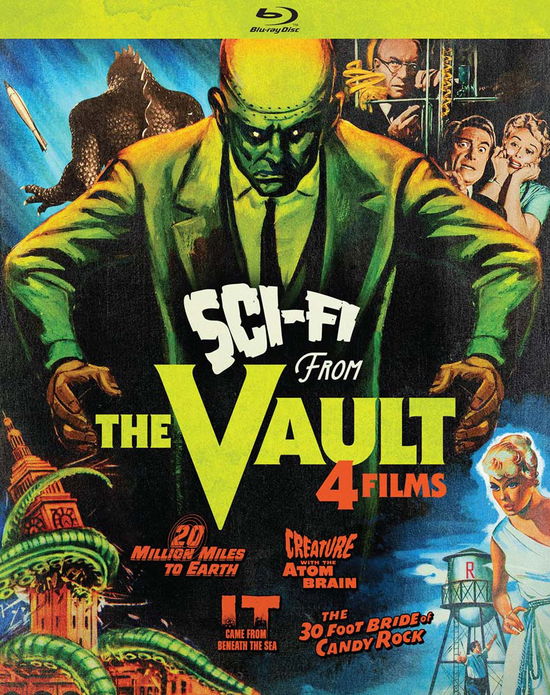 Cover for Sci-fi from the Vault - 4 Classic Films BD (Blu-ray) (2023)