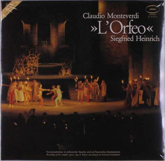 Cover for Claudio Monteverdi (1567-1643) · L'Orfeo (Neufassung nach dem Urtext) (120g) (LP)