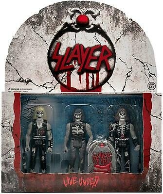 Cover for Slayer · Slayer Reaction - Live Undead (3-Pack) (Figur) (2020)