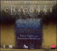 Cover for Brahms / Busoni / Lutz · Chaconne (CD) [Digipak] (2005)