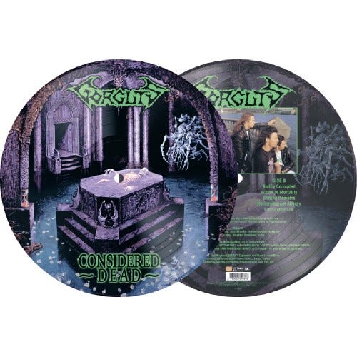 Cover for Gorguts · Considered Dead (LP) [Picture Disc edition] (2024)