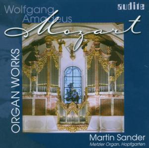 Cover for Martin Sanders · Mozart Organ Works (CD) (2011)