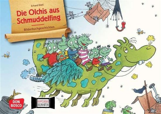 Cover for Erhard Dietl · Die Olchis aus Schmuddelfing. Kamishibai Bildkartenset. (Legetøj)