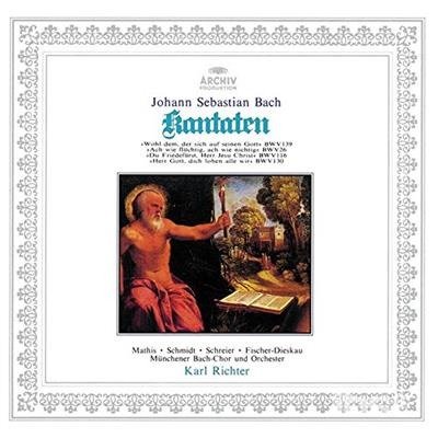 Cover for Bach / Richter,karl · Bach: Cantatas Bwv 139/26/116 (CD) [Limited edition] (2018)