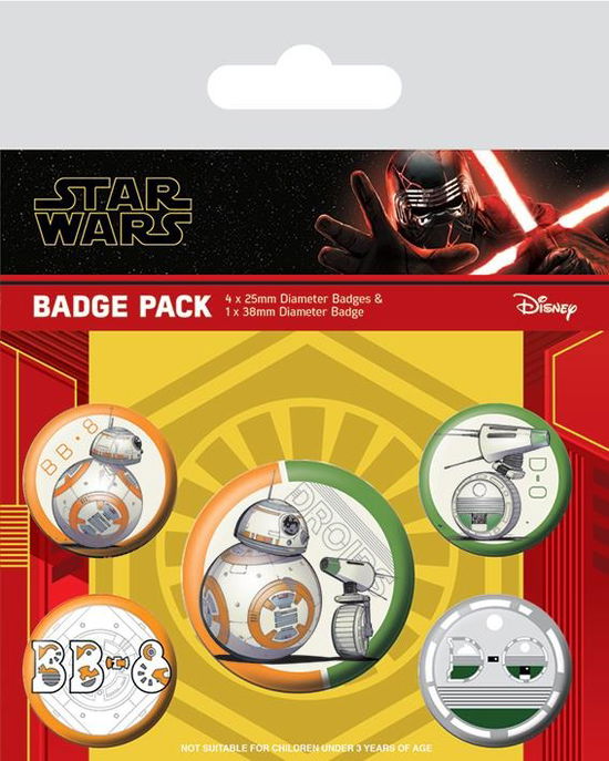 Cover for Star Wars: The Rise Of Skywalker · Droids (Pin Badge Pack) (MERCH) (2019)