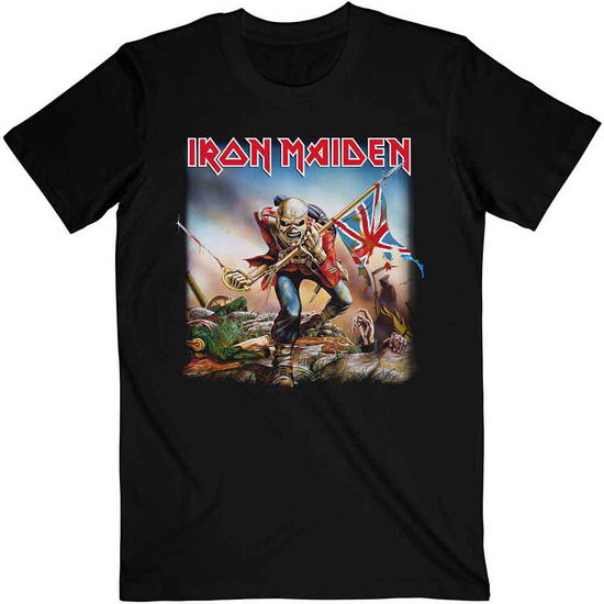 Iron Maiden Unisex T-Shirt: Trooper - Iron Maiden - Produtos - ROFF - 5055295344846 - 13 de maio de 2013