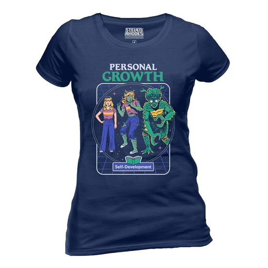 Cover for Steven Rhodes · Steven Rhodes: Personal Growth Navy Fitted (T-Shirt Donna Tg. XL) (MERCH)