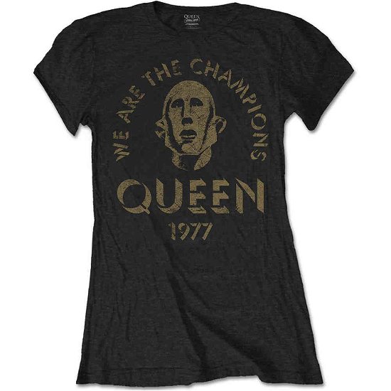 Cover for Queen · Queen Ladies T-Shirt: We Are The Champions (T-shirt) [size XXXL]