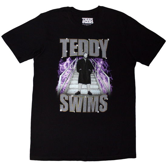 Cover for Teddy Swims · Teddy Swims Unisex T-Shirt: Retro Bootleg (Black) (T-shirt) [size S] (2025)
