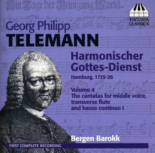 Telemannharmonischer Gottesdienst 4 - Bergen Barokk - Musik - TOCCATA CLASSICS - 5060113440846 - 27. februar 2012