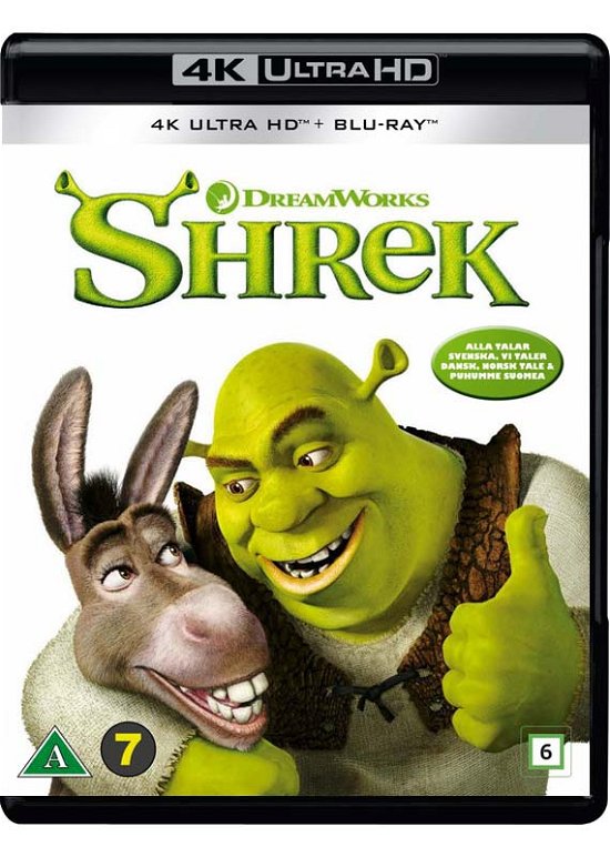 Cover for Shrek (4k) (4K UHD + Blu-ray) (2021)